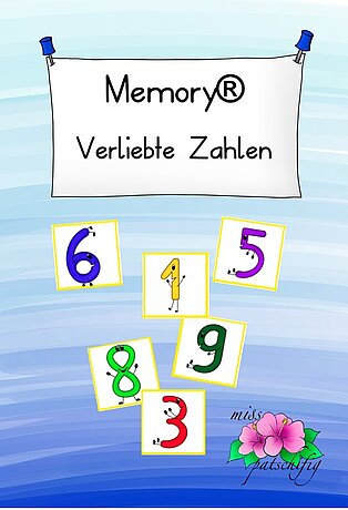 Verliebte Zahlen Memory