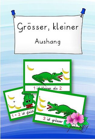 grösser kleiner Aushang