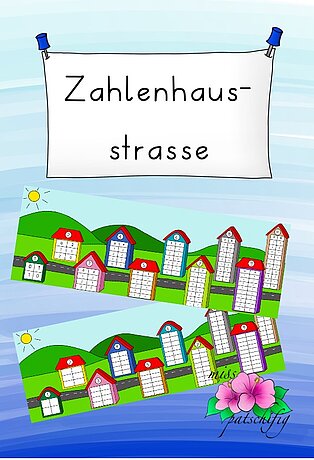 Zahlenraum 20 Zahlen zerlegen Zahlenhausstrasse