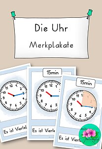 Uhr Merkplakat