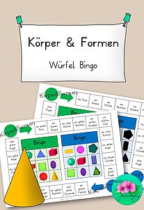Geometrische Formen Bingo Spiel