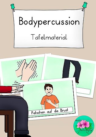 Bodypercussion Tafelmaterial A5