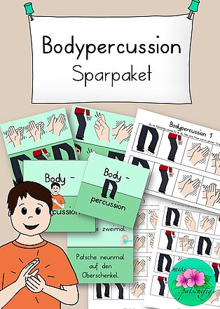 Bodypercussion Sparpaket Unterrichtsmaterial Musik Grundschule