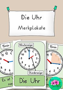 Uhr Merkblatt Grundschule