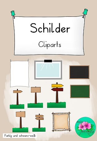 Cliparts Schilder