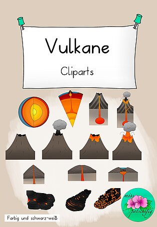 Clipart Vulkanismus