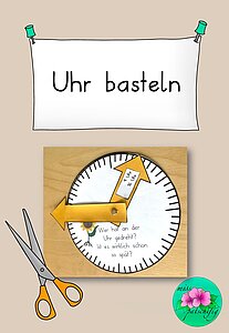 Uhr basteln