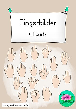 Cliparts Fingerbilder