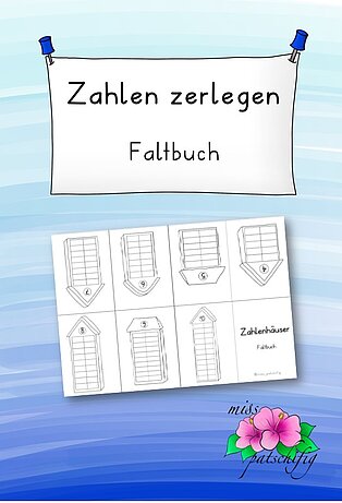 Zahlenraum 20 Zahlen zerlegen Faltbuch