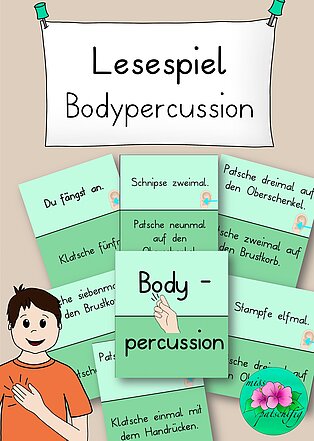 Bodypercussion Lesespiel
