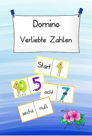 Verliebte Zahlen Domino
