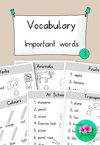 Englisch important words