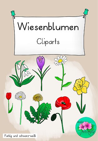 Cliparts Wiesnblumen