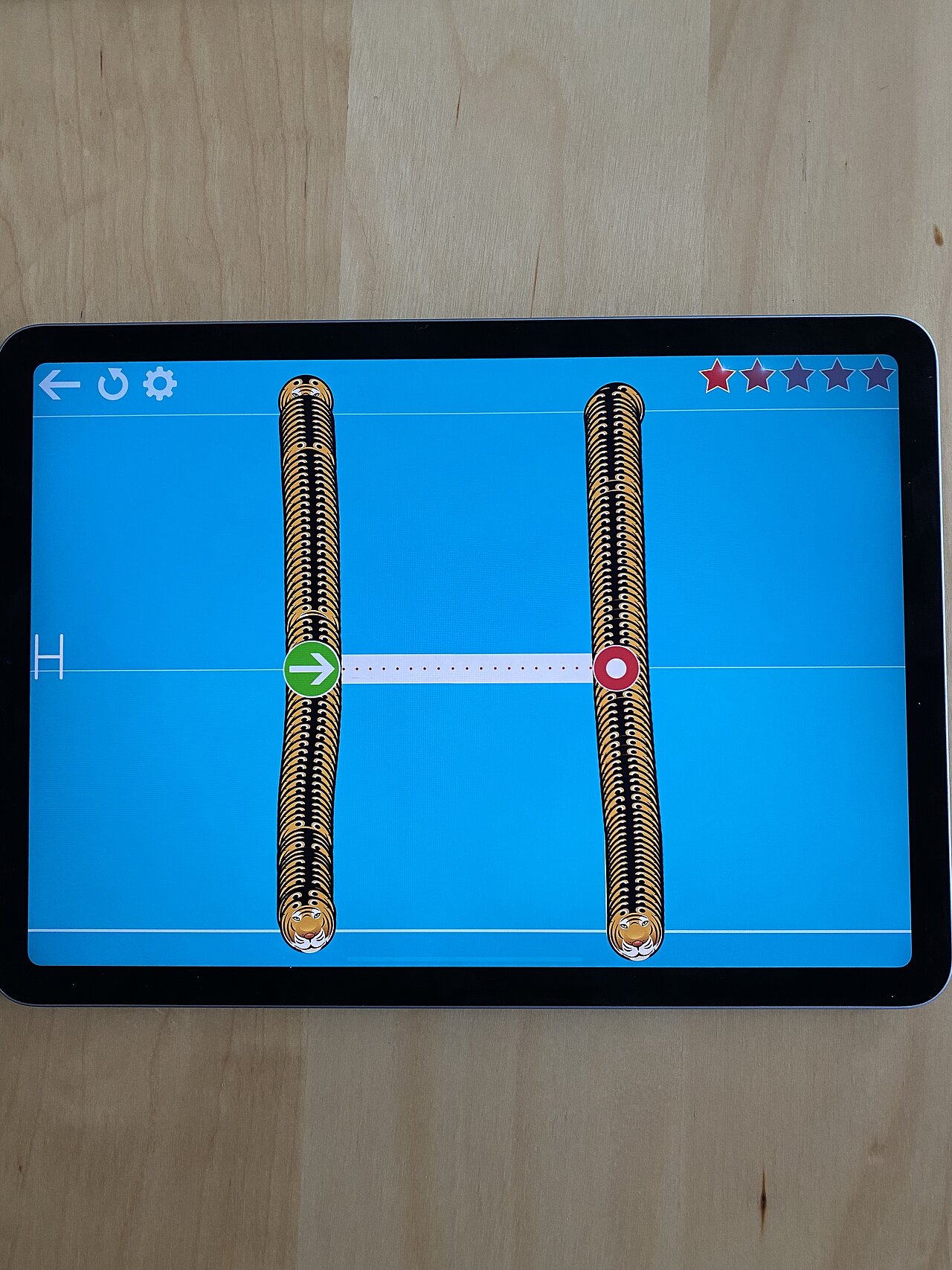 Buchstabenabläufe auf dem Tablet üben