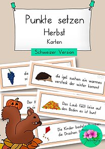 Herbst Punkte setzen üben