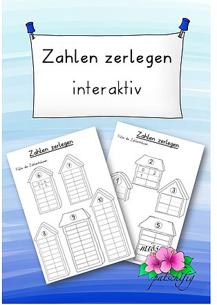 Zahlenraum 20 Zahlen zerlegen interaktiv