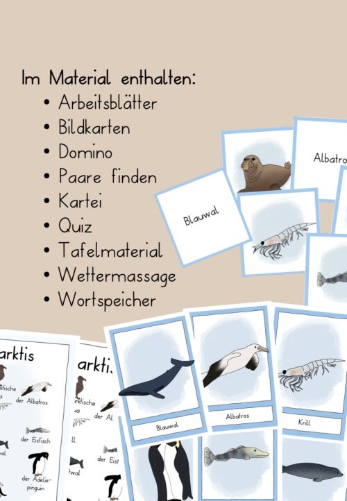 Antarktis Unterrichtsmaterial