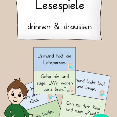 Bewegung Lesespiel