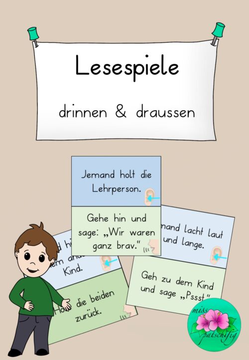 Bewegung Lesespiel