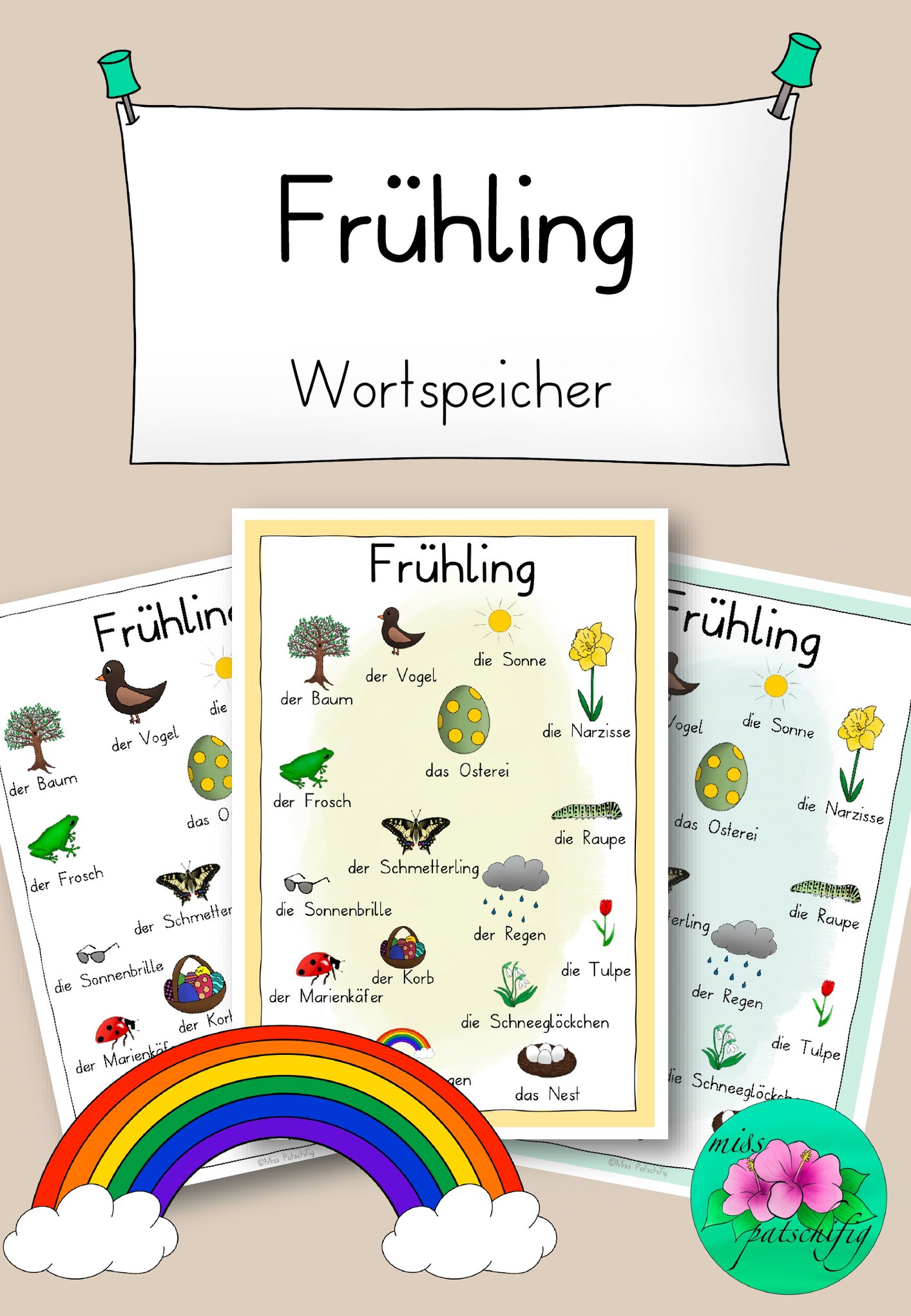 Frühling Wortspeicher