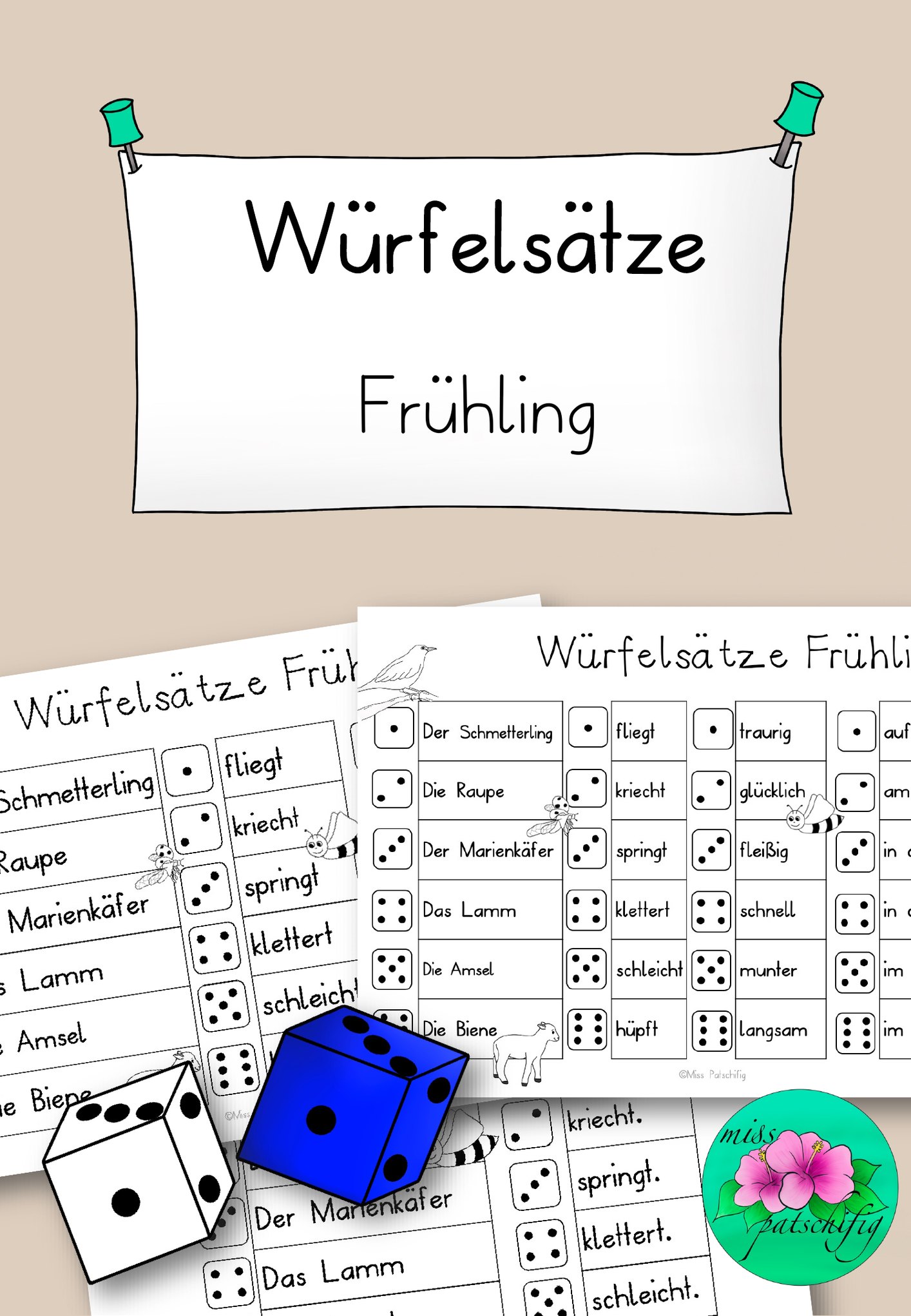 Frühling Würfelsätze