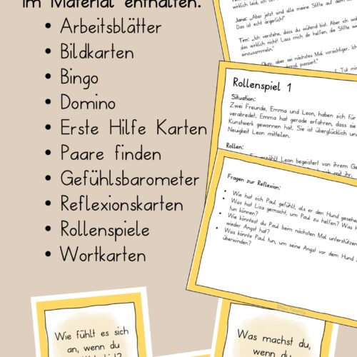 Gefühle Rollenspiele Materialpaket