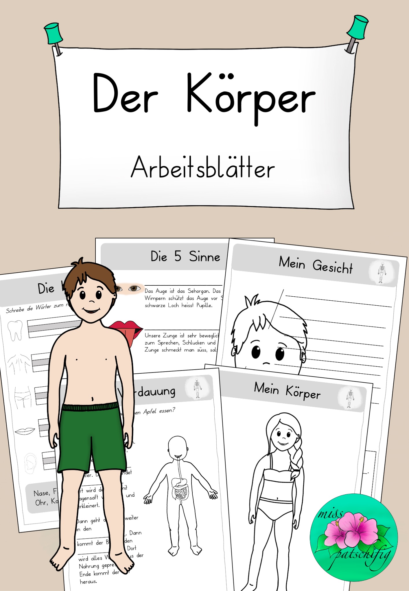 Körper Arbeitsblätter
