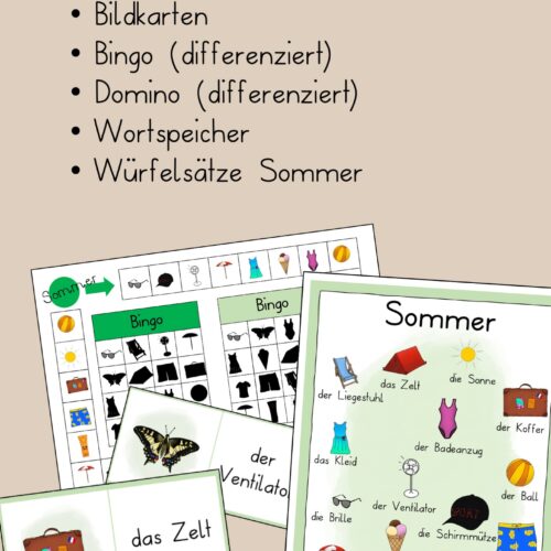 Sommer Unterrichtsmaterial